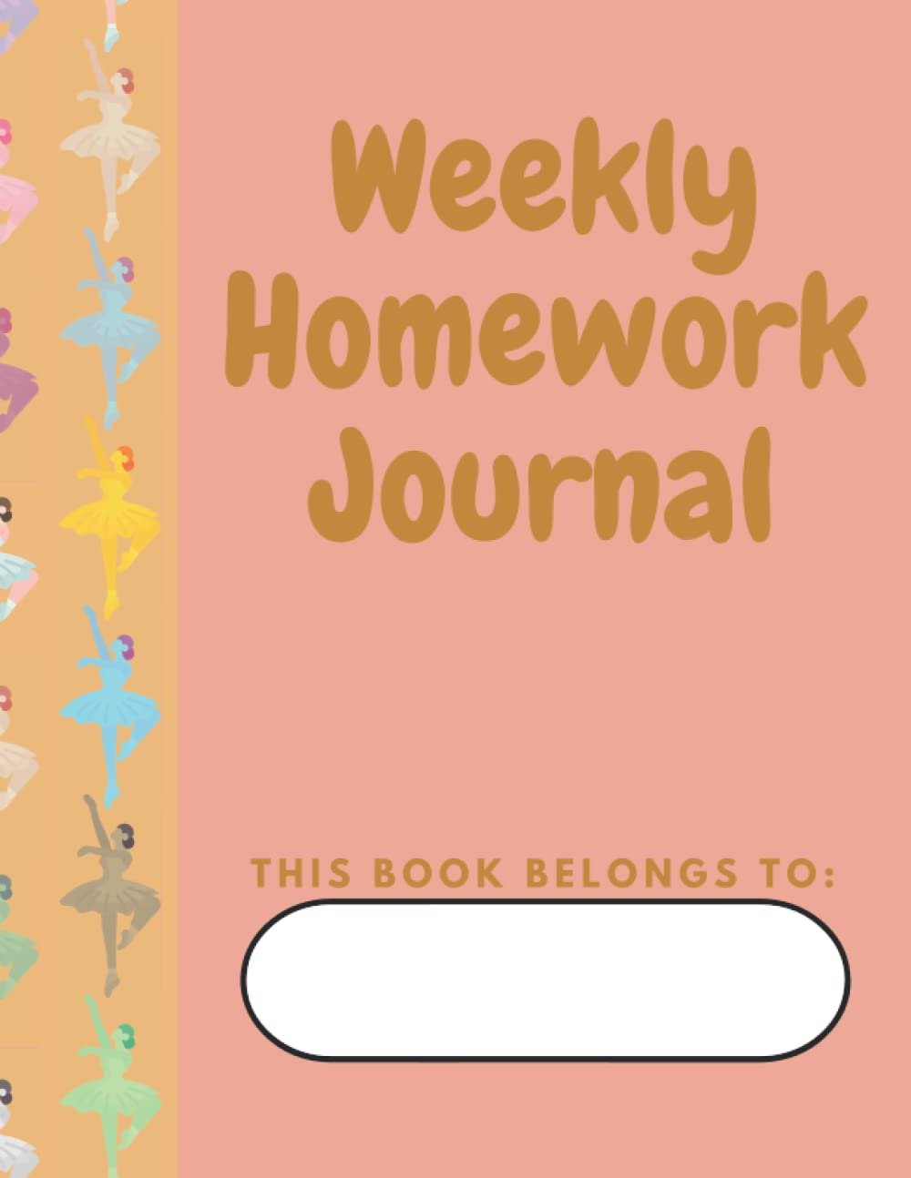 Weekly Homework Journal: Cute Planner For Elementary School Kids