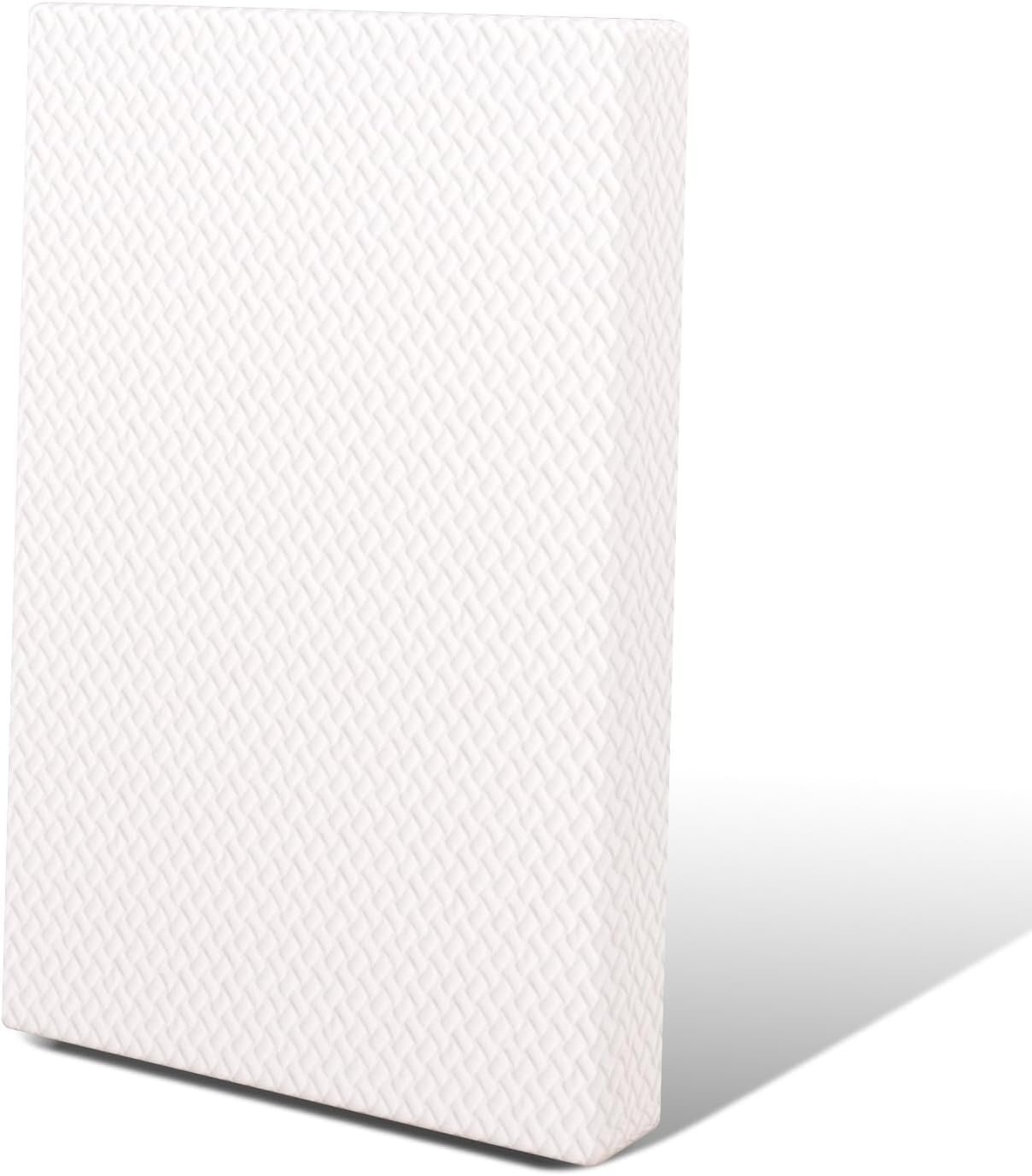 3 inch 38″ Lx26 W Mini Mattresses, Waterproof and Removable Cover, Machine Washable, High Density Firm Support Foam