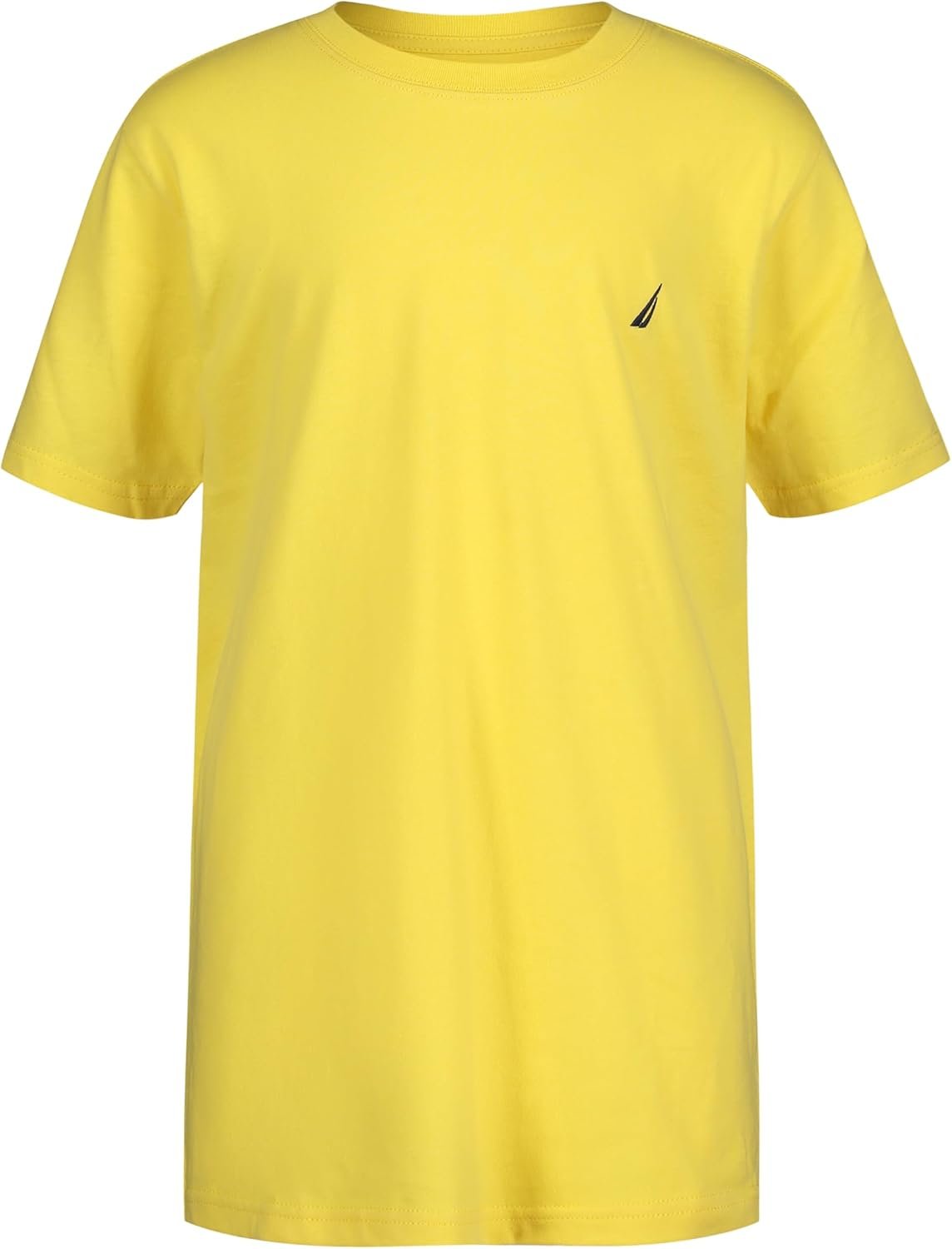 Nautica Boys’ Short Sleeve Solid Crew Neck T-Shirt, Soft, Comfortable, Relaxed Fit