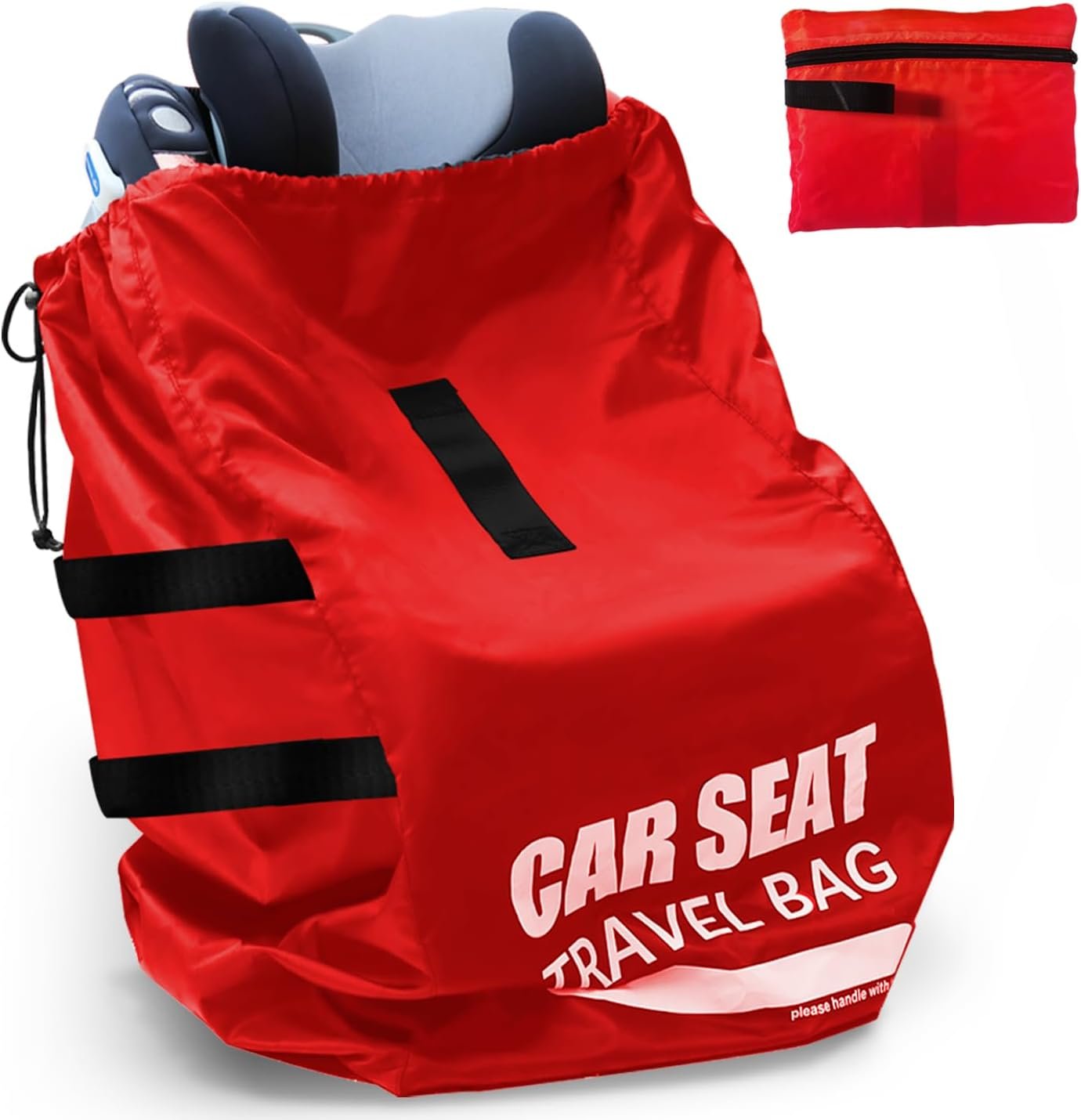 Car Seat Travel Bag for Airplane, Large Car Seat Bags for Air Travel, Carseat Storage Bag for Car Seat Airport, Carseat Cover Travel – Baby Travel Essentials for Flying