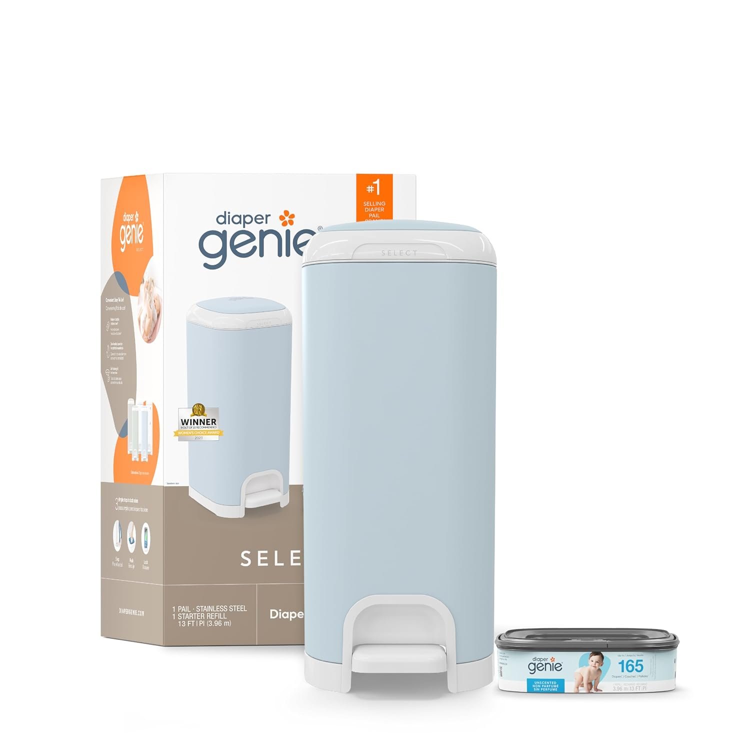 DG Select Pail Blue with Starter Refill 1PK 1/CS US