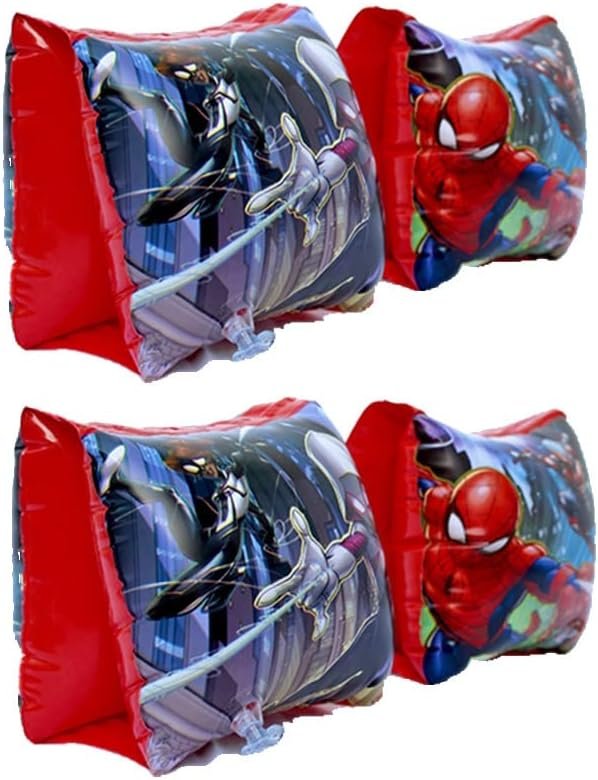 SPDRMN ARM Floats 2 Pack Bundle. Inflatable Arm Floats Bands, Water Wings, Swimming Arm Ring Floatie for Children, Kids 3+