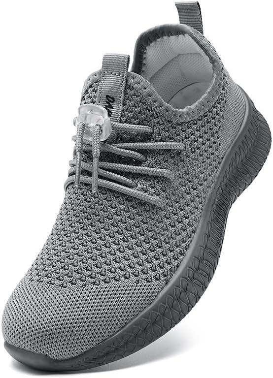 Kids Running Shoes for Boys and Girls – Lightweight Mesh Athletic Sneakers with Non-Slip Sole, Breathable Walking & Tennis Shoes for Toddler, Little Kid, Big Kid