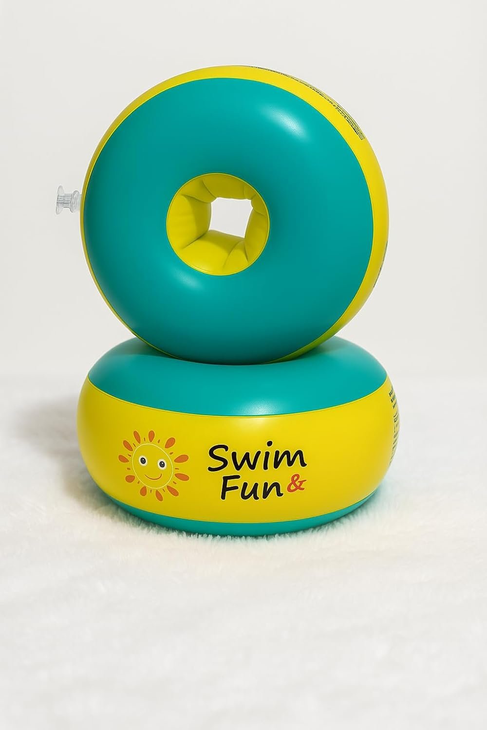 Non-Sinking Inflatable Swimming Floaties for Toddlers 20-30-40-60-70-80 pounds, Extra Safety Padded Arm Bands for Children, PU Material