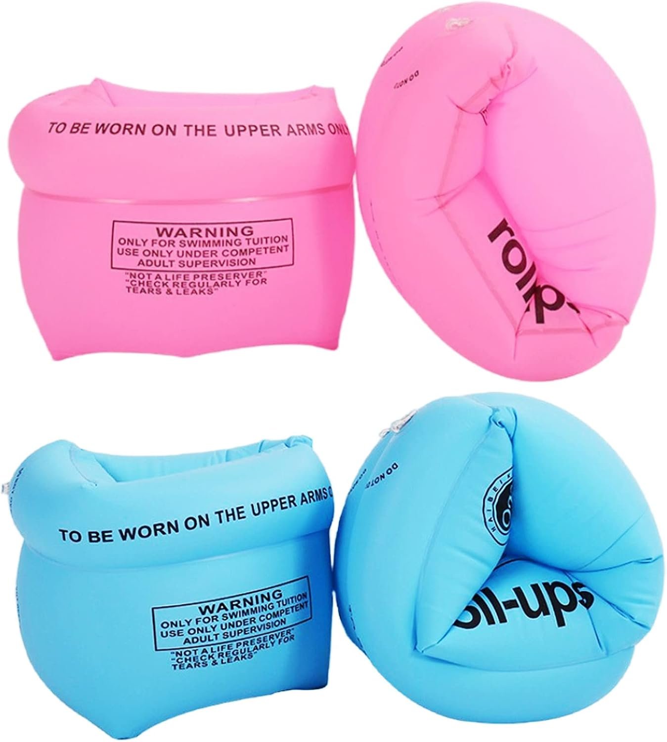 2-4 Pack Arm Floaties for Kids and Adults – Pool Floats Arm Bands Inflatable Swim Rings PVC Arm Floater for Toddlers Kids 3-5-6-12 Years