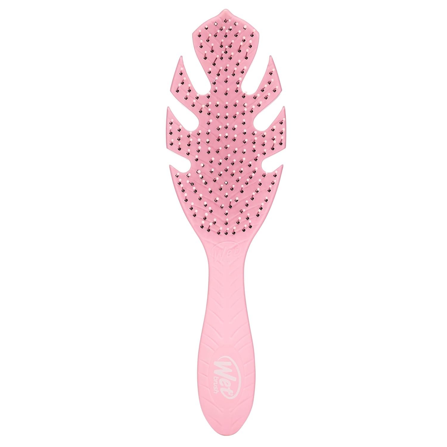 Wet Brush Go Green Hair Detangler Brush, Pink – Detangling Hair Brush – Ultra-Soft IntelliFlex Bristles Glide Through Tangles & Gently Loosens Knots While Minimizing Pain, Split Ends & Breakage