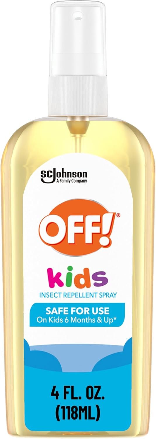 OFF! Kids Mosquito & Tick Repellent Spray, Botanically Inspired, Safe for Use On Kids, 4 oz