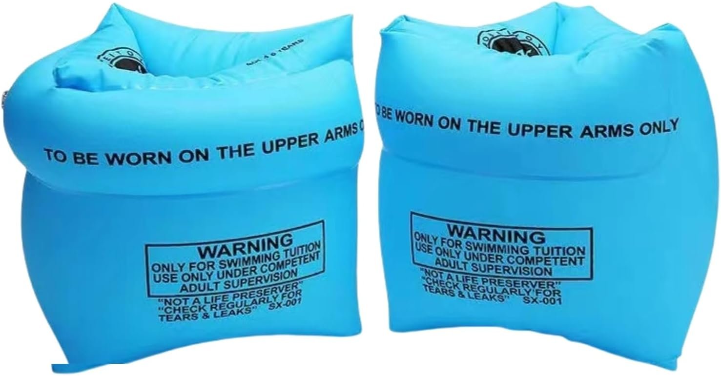 2-4 Pack Arm Floaties for Kids and Adults, Pool Floats, Inflatable Swim Ring, PVC Floater Sleeves for Toddlers Children 3-5-6-12 Years