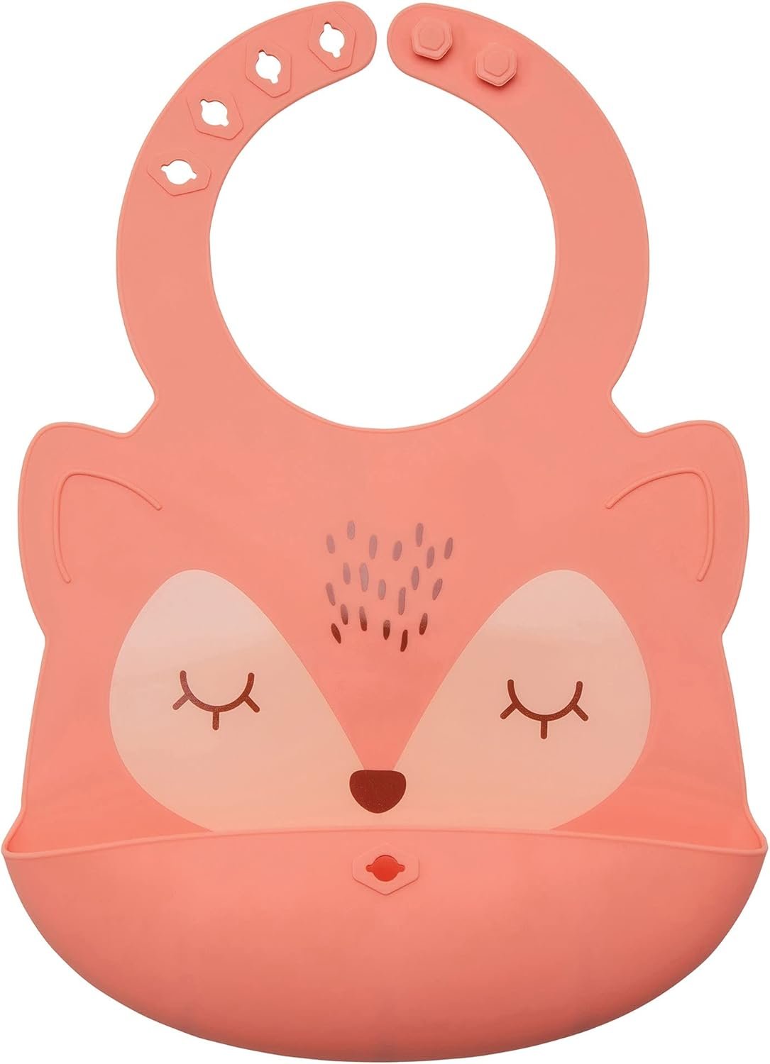 Tiny Twinkle Roll-Up Silicone Bib – Soft, Durable, Easy Clean Waterproof Silicone Bibs With Food Catcher