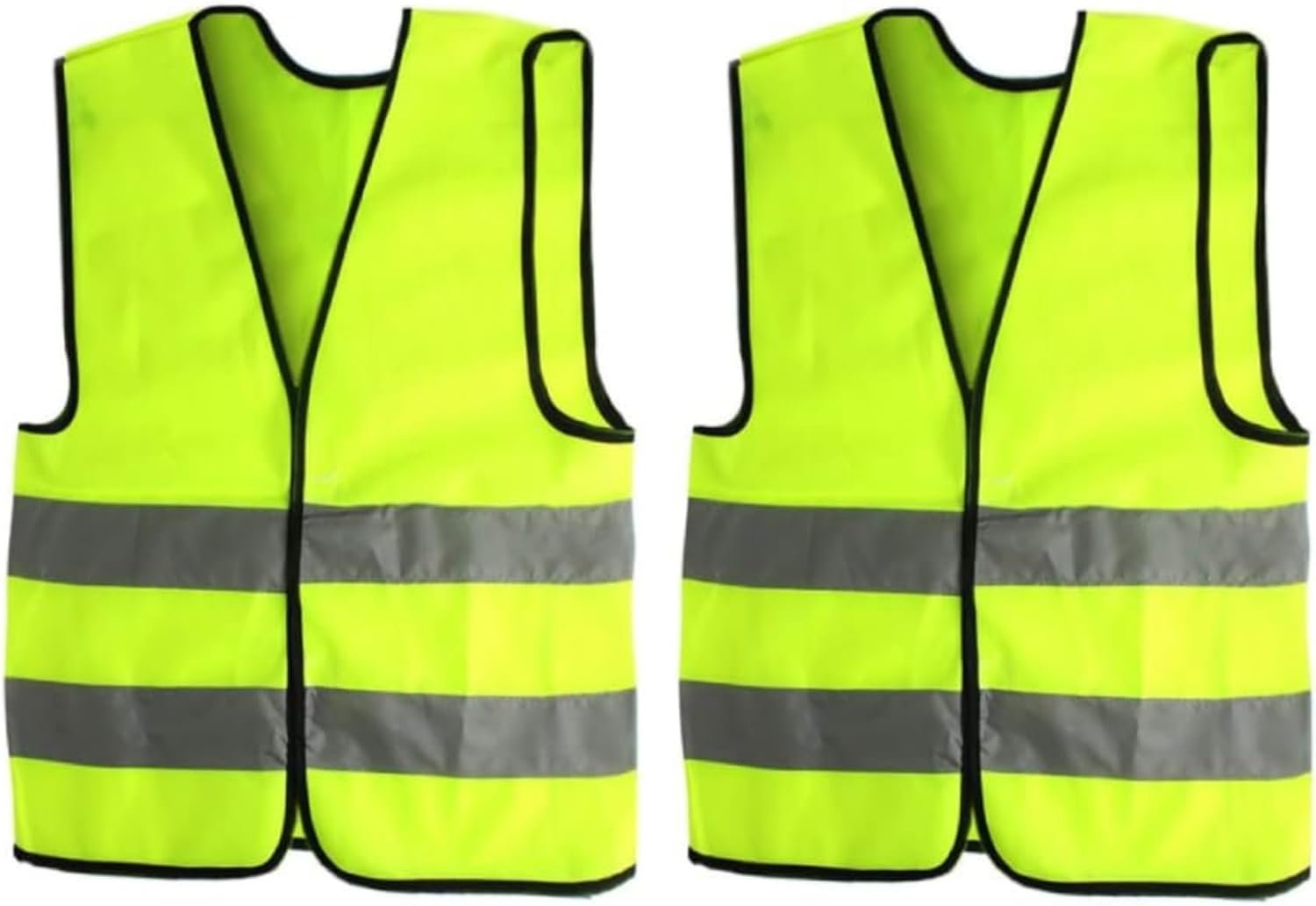 High Visibility Kids Safety Vest, Children Waistcoat Vest Grey Reflective Strips Traffic Clothes for Child