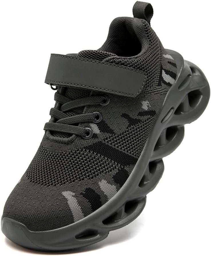 EGMPDA Boys Girls Sneakers Tennis Sports Walking Athletic Running Kid Shoes Non-Slip Camouflage Lightweight Comfortable Breathable for Toddler/Little Kid/Big Kid