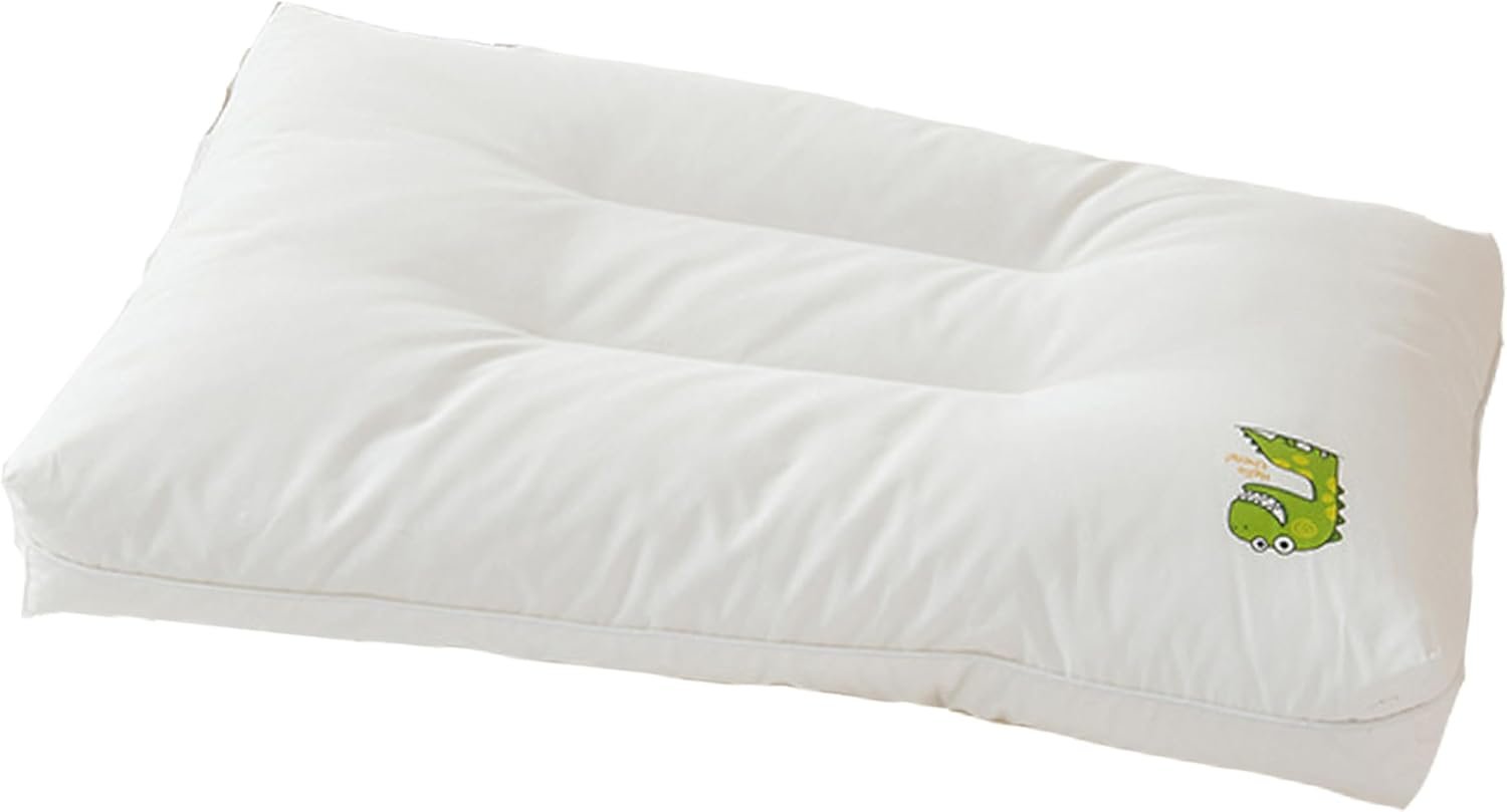 Toddler Pillow for 2,3,4,5 Years Old-11”x 17”-Machine Washable Soft Hypoallergenic Cotton Kids Pillows,Small Toddler Pillow for Sleeping,Travel,Crib Bed,Nap,Daycare