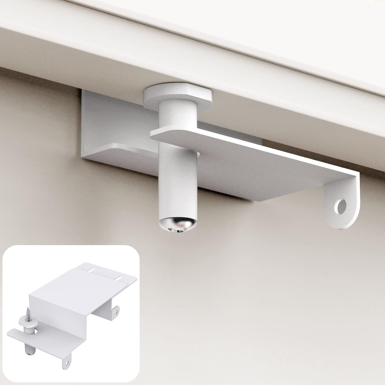 Child Proof Door Top Lock – BILLROAD Top Door Locks for Kids Safety Made of Sturdy Metal | Adjustable Lock Child Safety Top Lock for 0.8-2 inch Thick Interior Doors