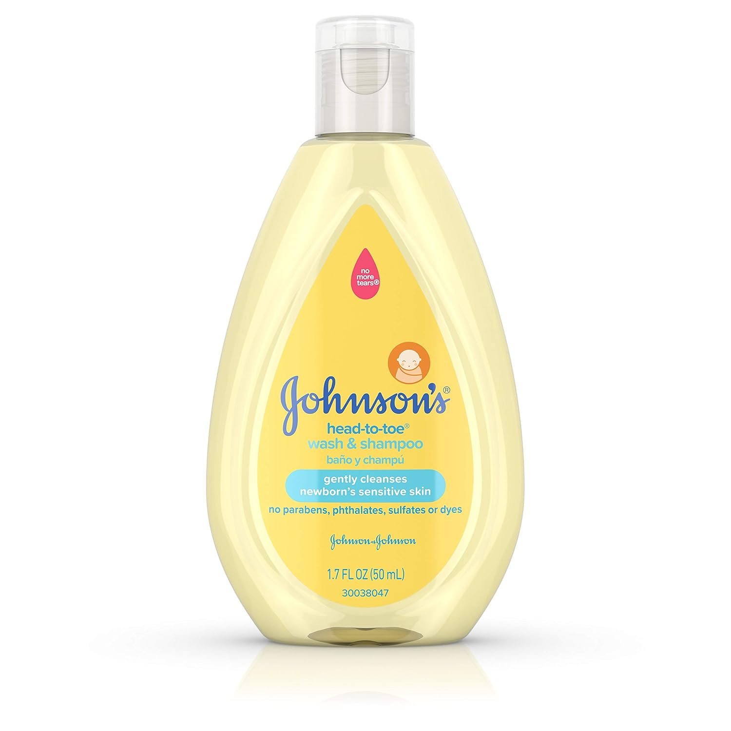 Johnsons Johnson’s Head-to-toe Tearless Gentle Baby Wash & Shampoo, 1.7 Fl. Oz, 1.70 Oz