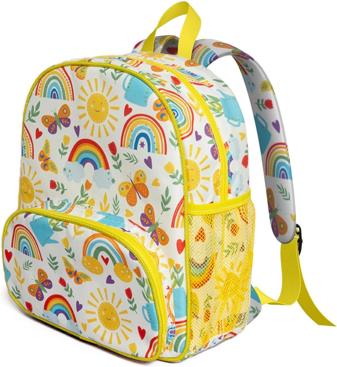 Toddler Backpack for Girls 3-8: Preschool Kindergarten Backpack – Cute Kids Backpacks for Girls Boys-Sunshine