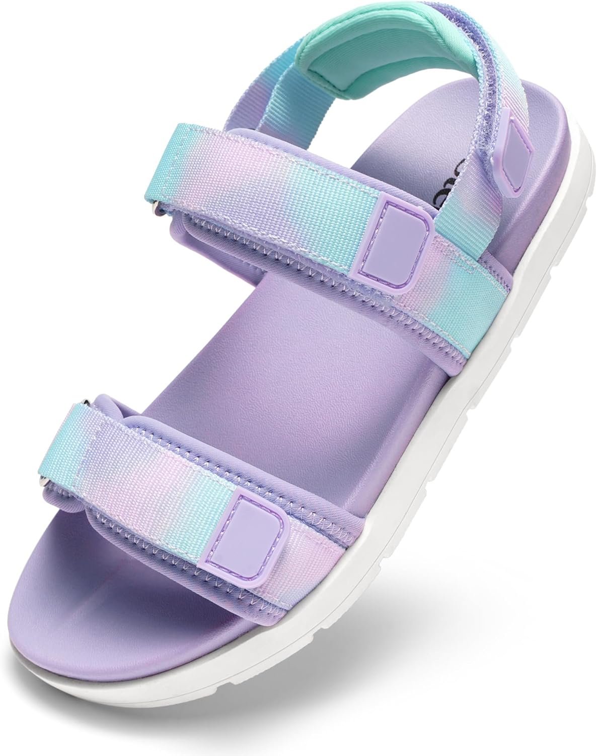 Stelle Toddler Girls Boys Sandals Open-Toe Summer Lightweight Outdoor Sandals with Adjustable Straps for Little Kid Big Kid