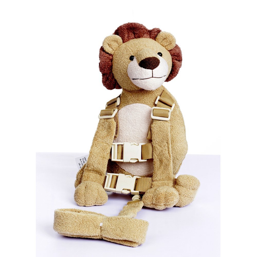 2 in 1 Toddler Leash Toddler Safety Harness Backpack with Leash Children’s Walking Leash Strap (Lion)