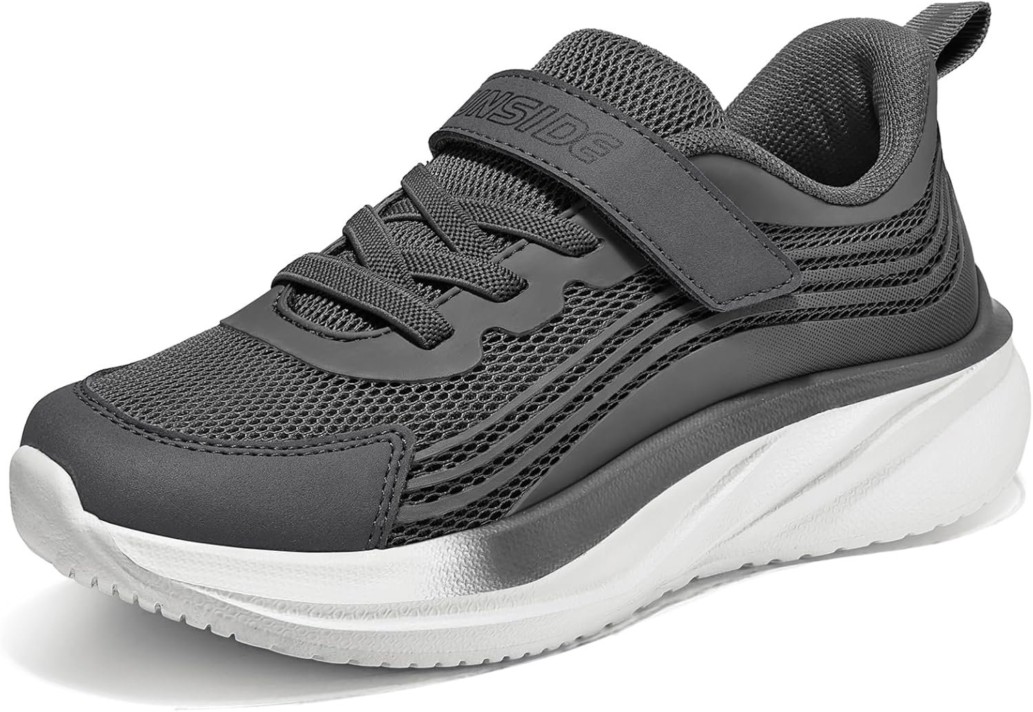 RUNSIDE Kids Tennis Shoes,Boys Girls Sneakers for Walking/Running,Lightweight,Breathable Shoes Outdoor for Toddler/Little Kid/Big Kid