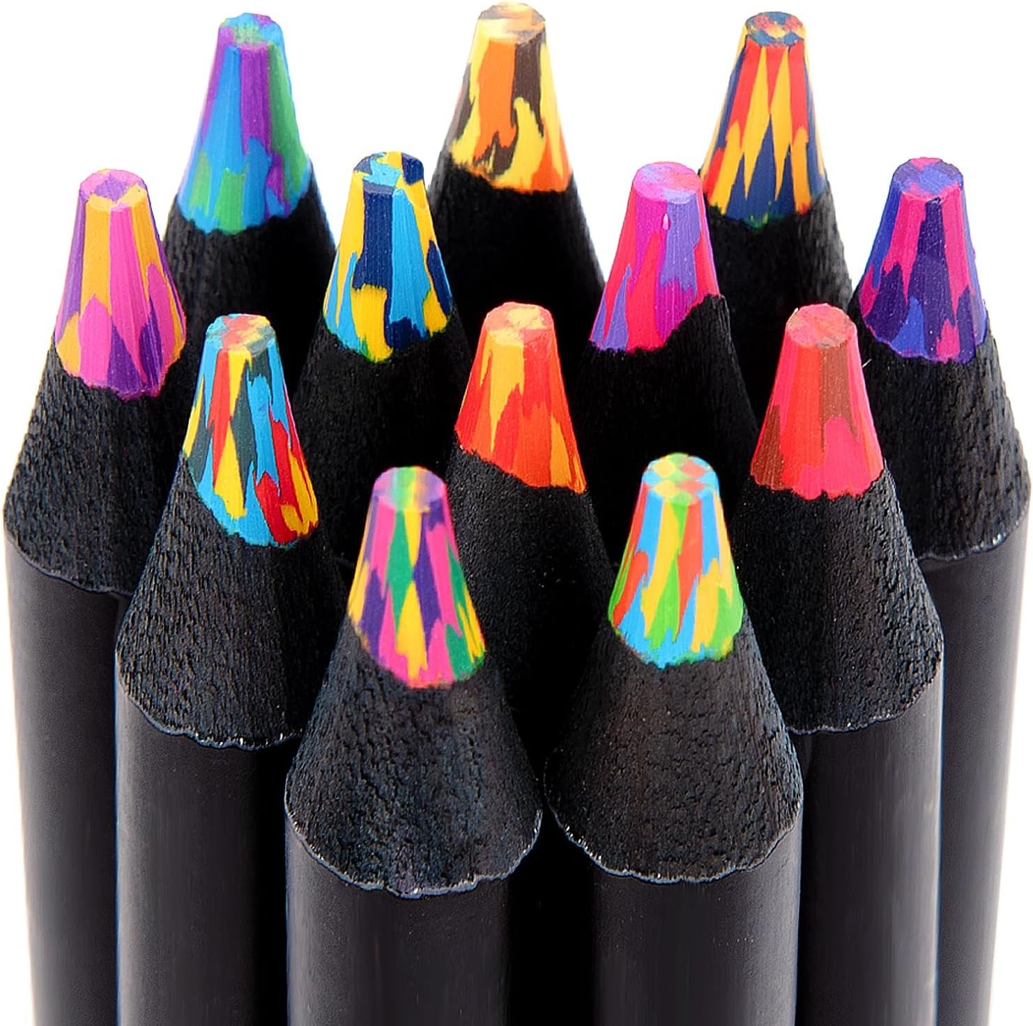 Yangmei Art Supplies 12 Rainbow Colored Pencils, Teen Girl Gifts Trendy Stuff, Arts and Crafts for Kids Ages 8-12, Gifts for 5-12 Year Old Girl, Party Favors for Kids 8-12, Stocking Stuffers
