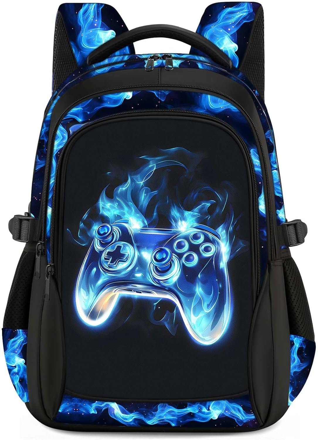 Kids Backpack for Boys – Gamer Boys Backpacks for Kids Teens Elementary Middle School, 17″ Large Capacity Students Bookbag, Perfect for Travel and School