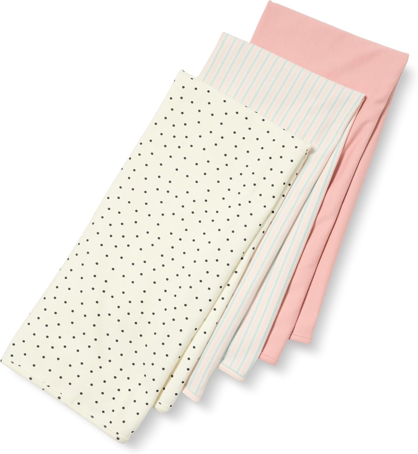 Amazon Essentials Unisex Babies’ Swaddle Blankets for Boys and Girls, Pack of 3