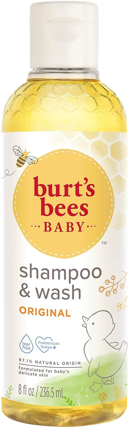 Burt’s Bees, Baby Bee No Tear Shampoo & Body Wash, 8 oz