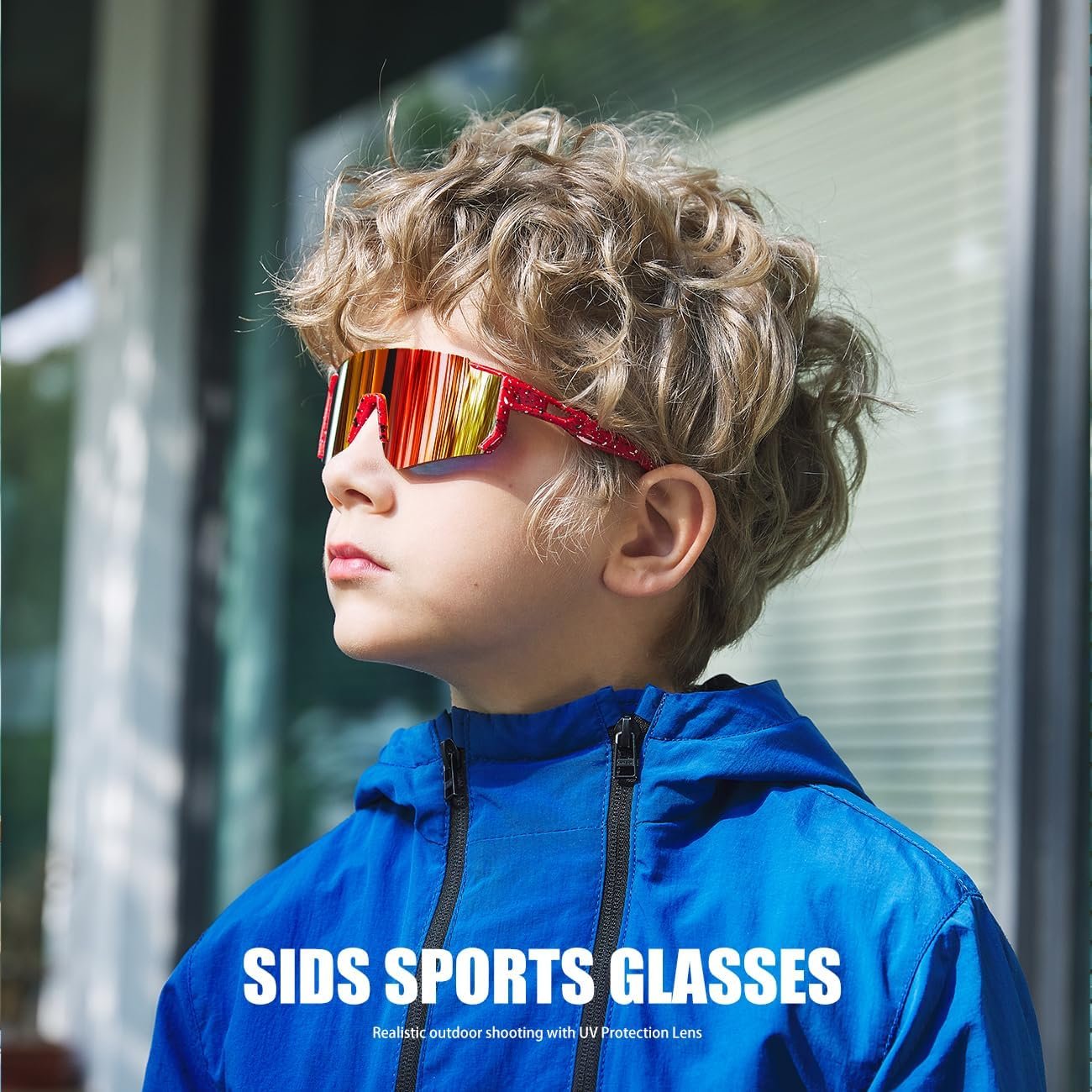 SEKKAF Kids Sunglasses Youth Baseball Sunglasses for Boys Girls Softball Sports Sun Glasses UV Protection