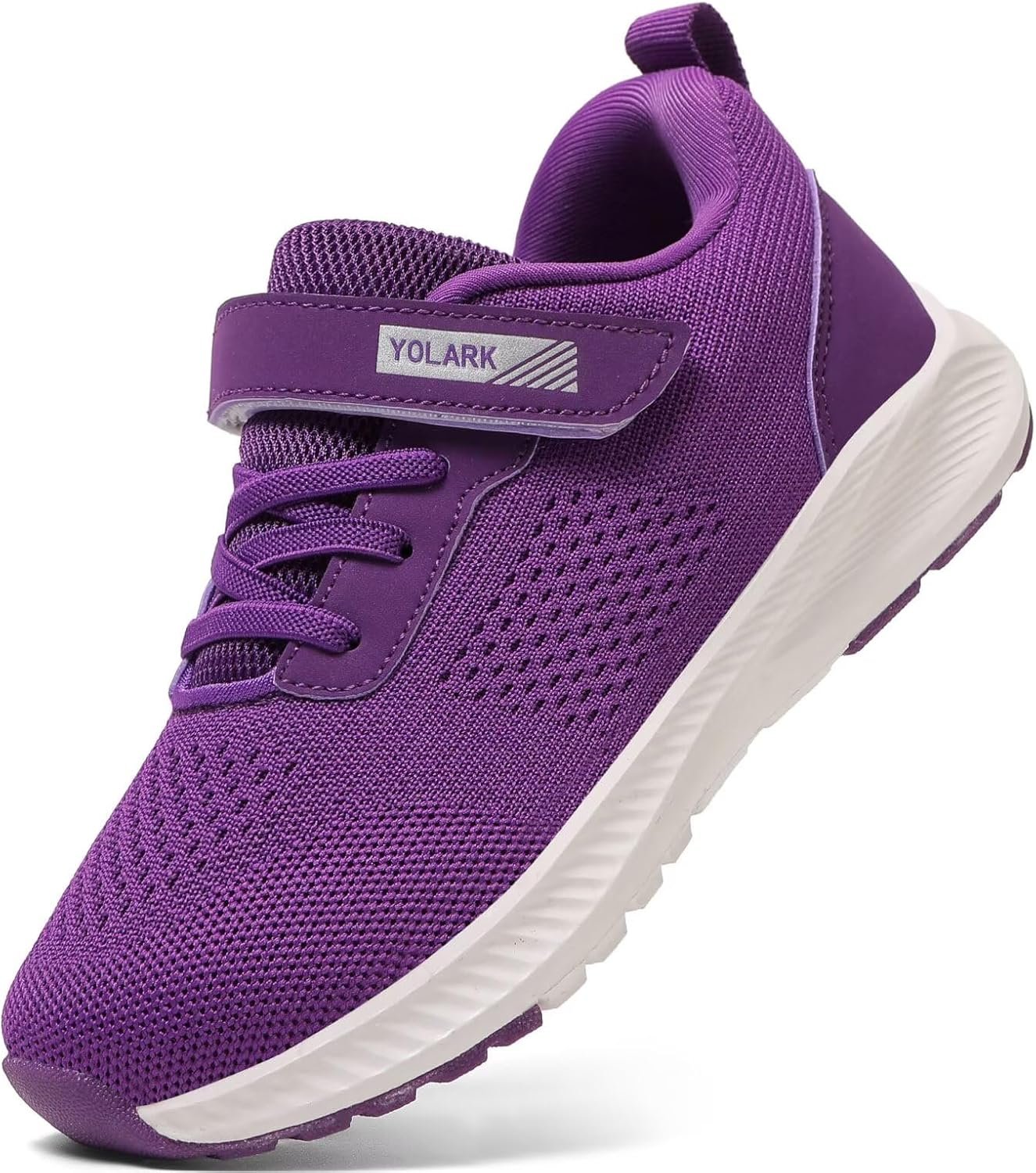 YOLARK Boys Girls Tennis Shoes Kids Lightweight Breathable Sneakers Non-Slip Running Sport Athletic