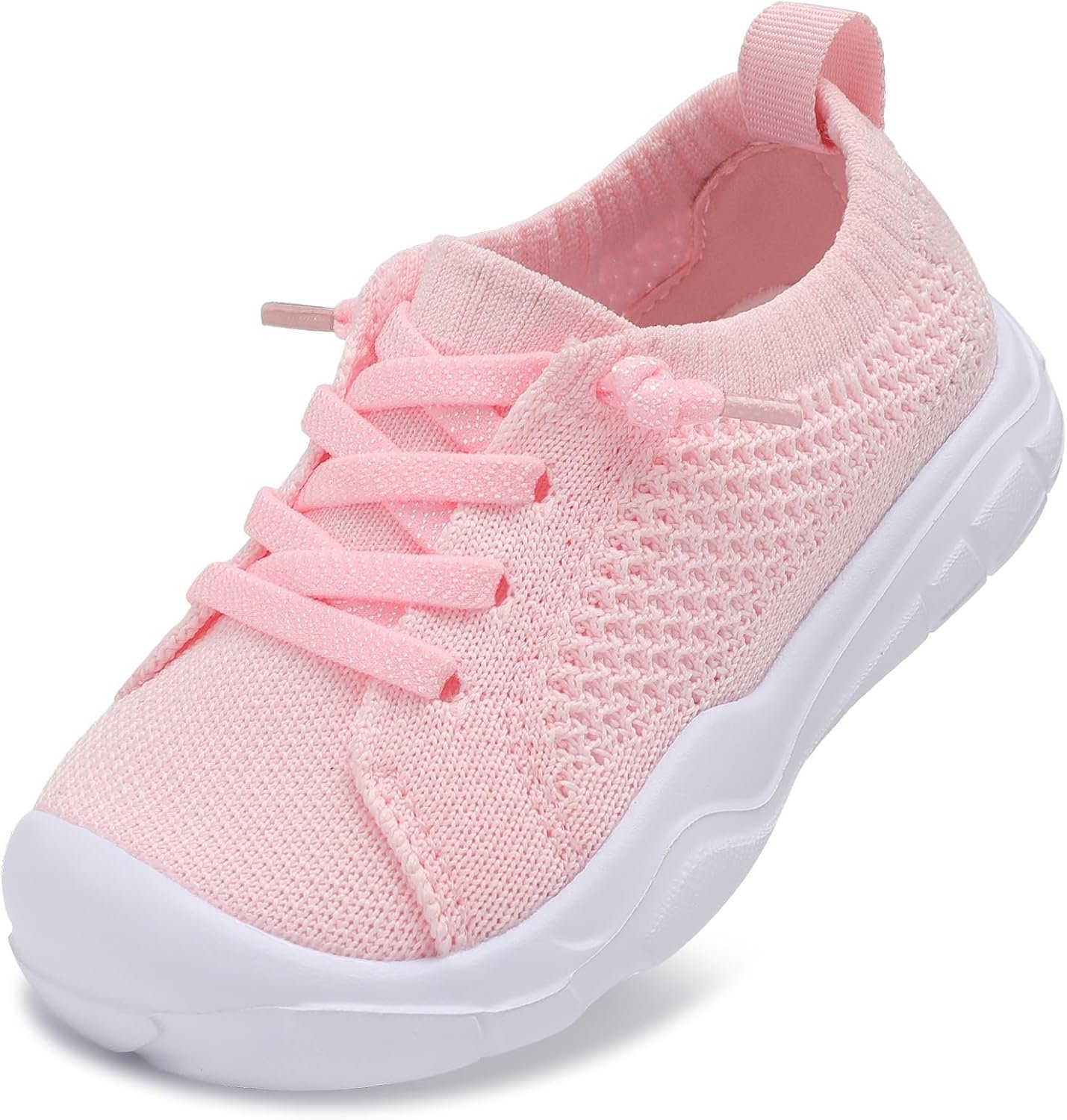 LeIsfIt Toddler Shoes Boys Girls Wide Toe Box Shoes Kids Breathable Barefoot Sneakers Slip On Tennis Shoe