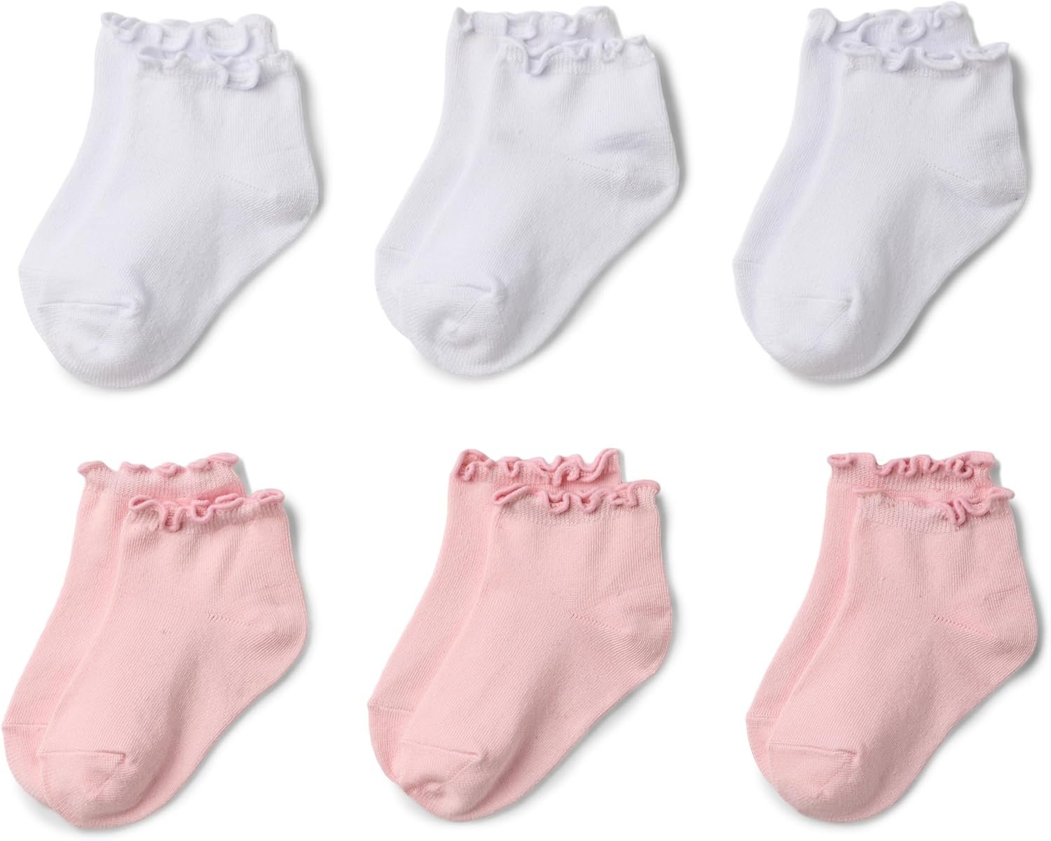Amazon Essentials girls Lettuce Edge Ankle Socks