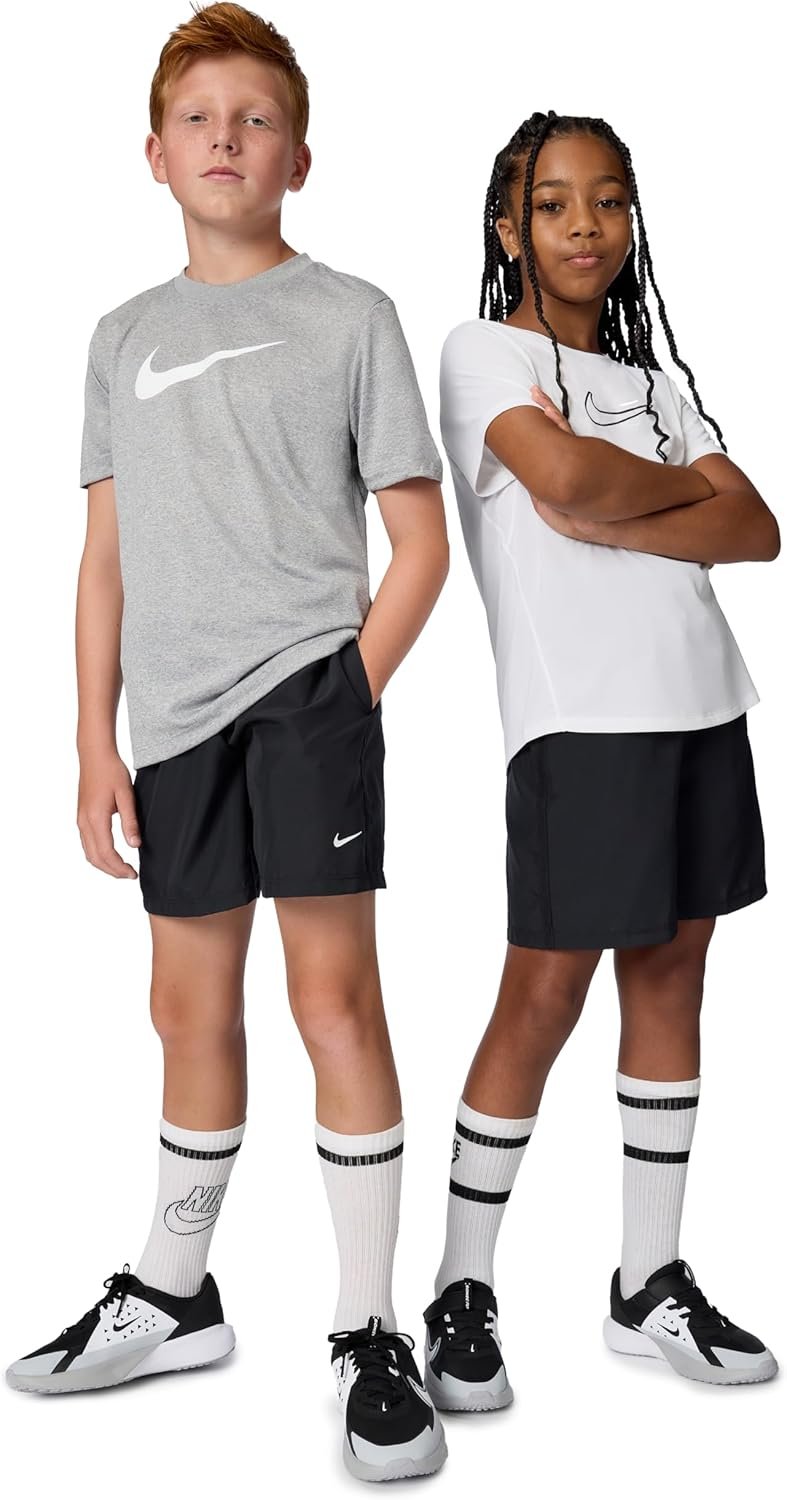 Nike Unisex Big Kids’ Multi Dri-FIT Training Shorts – Boys and Girls