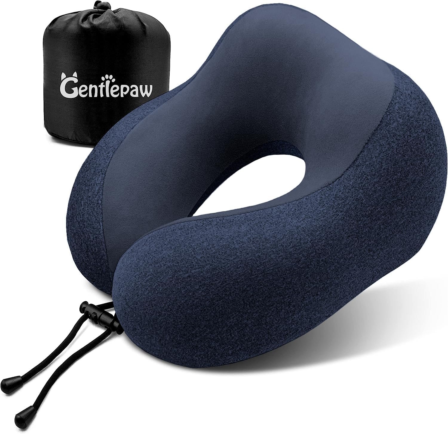 Travel Pillow – Memory Foam Cervical Neck Pillow for Adults, Kids, Children, Convenient & Portable U Shaped Pillows, Airplane Pillow for Home, Office, Camping, Travelling, Sleeping (Blue)
