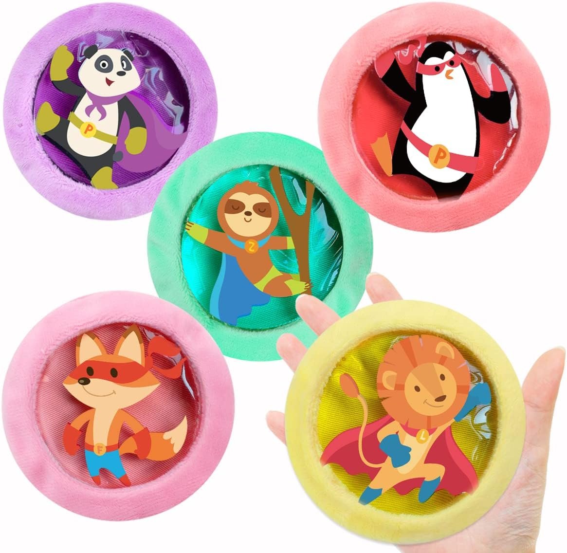 Boo Boo Ice Packs for Kids Injuries, Kids Ice Pack Wit, Gel Cold Pack, Toddler Ice Pack with Soft Cover Baby, Kid’s Pain Relief, Fever, Wisdom Teeth, First Aid, Head, Neck, Arms, Legs Injuries (5PCS)