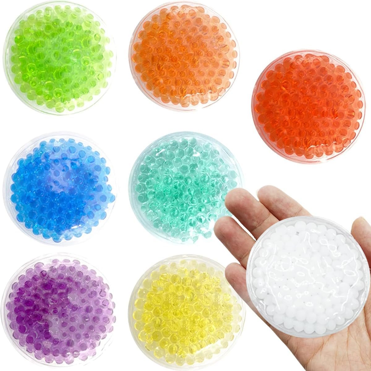 Boo Boo Ice Packs – 8 Small Cold Compress Packs, Instant Pain Relief for Injuries, Teething, Bumps & Bruises – Child-Safe Cooling Pads for First Aid Kits
