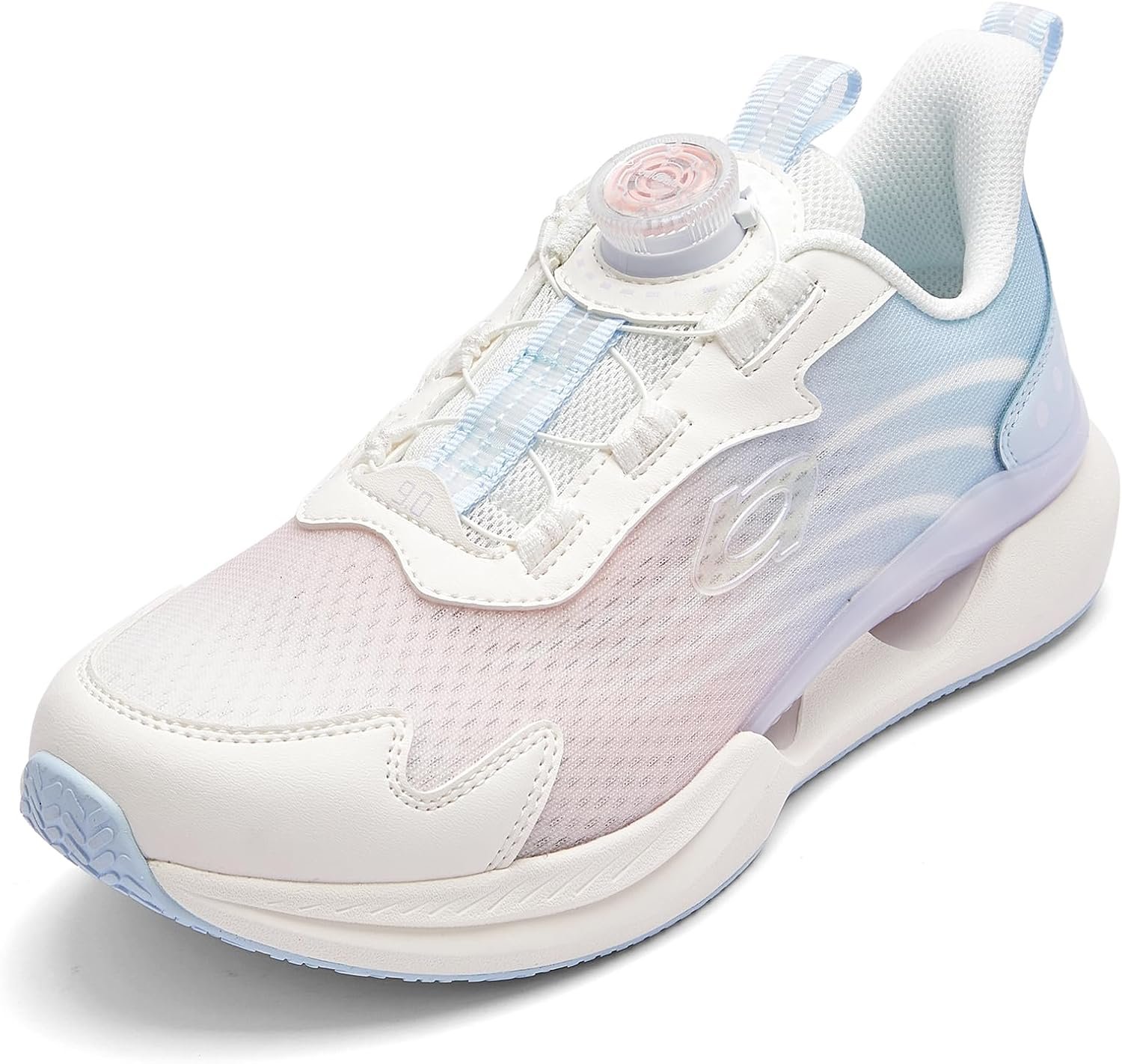 Balabala Turn Lock Boys Sneakers Girls Sneakers Kids Sneakers Tennis Shoes Breathable Running Walking Athletic Shoes