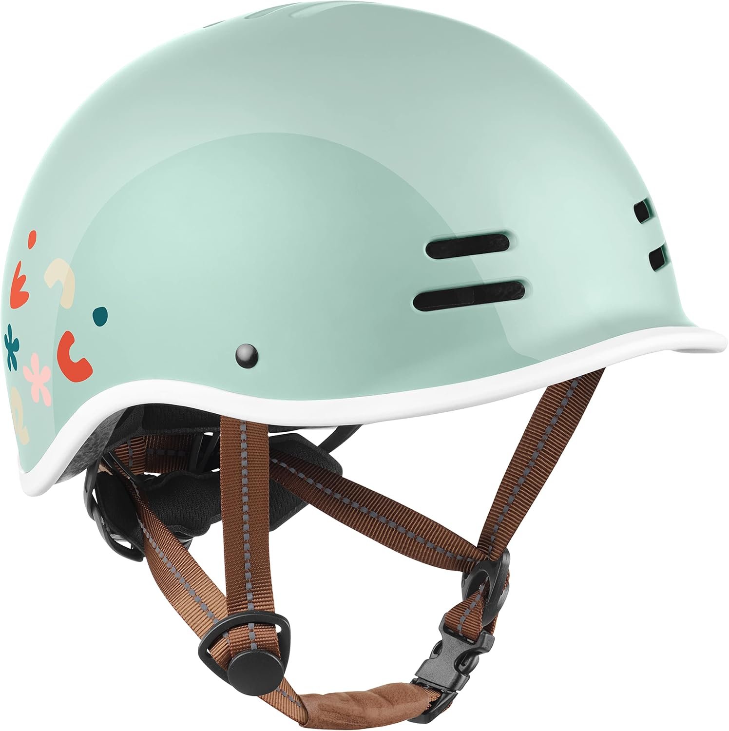 Retrospec Remi Kids Bike Helmet with Built-in Sun Visor – Adjustable Youth & Toddler Safety Gear for Cycling, Skating & Scooters – 11 Air Vents, Washable Padding & Reflective Straps