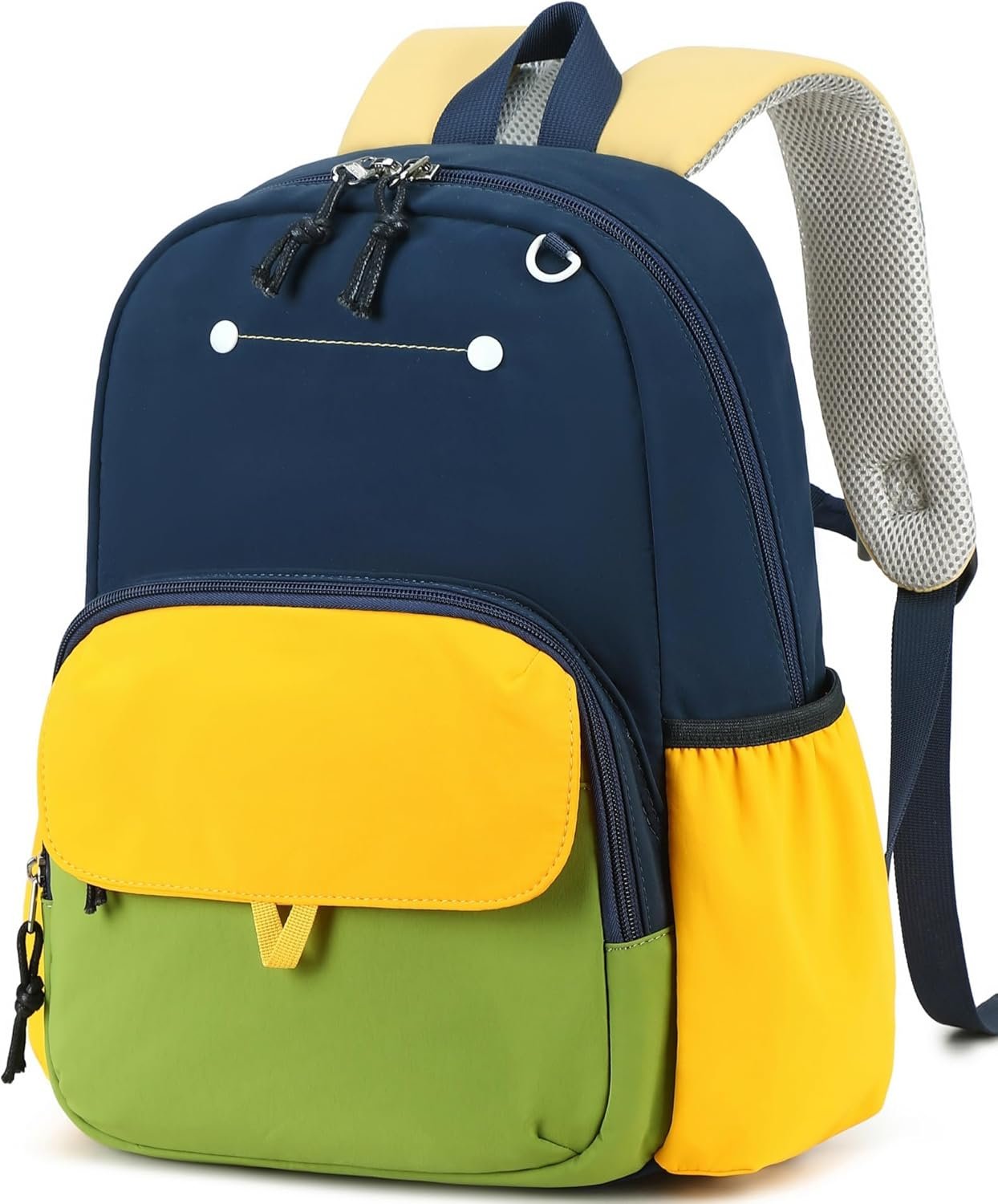 BTOOP Kids Backpack for Boys Girls 3-6, Preschool Kindergarten Backpack with Insulated Lunch Compartment & Chest Strap, Cute Lightweight School Travel Bag Fits A4 Folder
