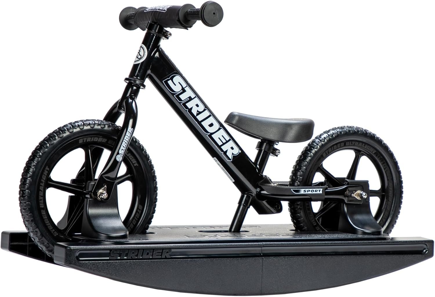 Strider Sport 2-in-1 Rocking Bike – Helps Teach Baby How to Ride a Balance Bicycle – for Kids 6 Months to 4 Years – Easy Assembly & Adjustments