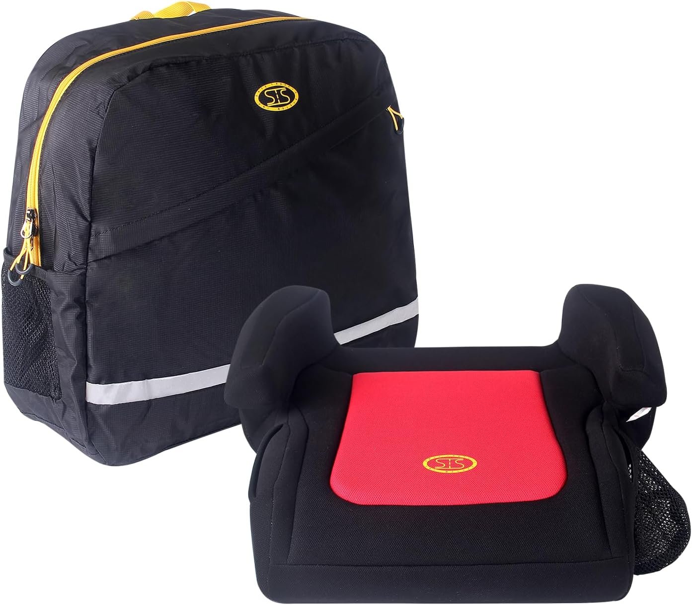 One Size, Black, TravelSmarter Booster Seat, 1 LBS, Lightweight, Compact, Portable Booster Seat – Perfect for Travel and Everyday Child Safety