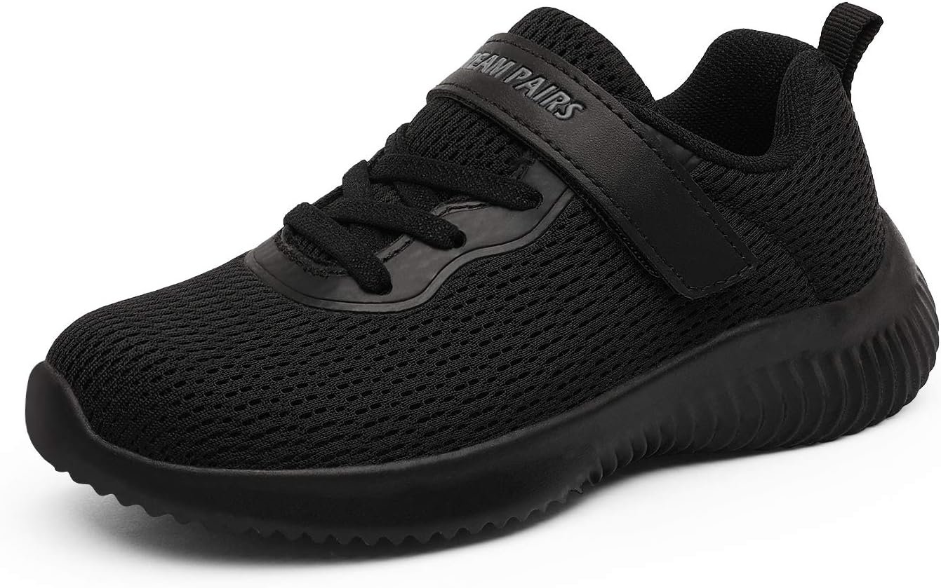 DREAM PAIRS Boys Girls Shoes Kids Tennis EZ-Ons FunRun Breathable Running Athletic Sport Sneakers