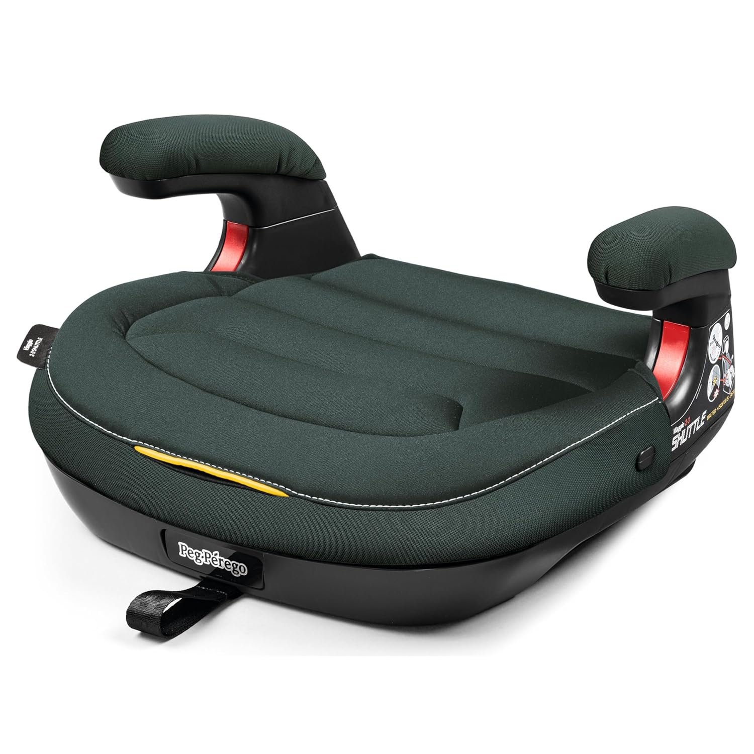 Peg Perego Viaggio Shuttle – Booster Car Seat – for Children from 40 to 120 lbs – Made in Italy – Metal (Sage Green)