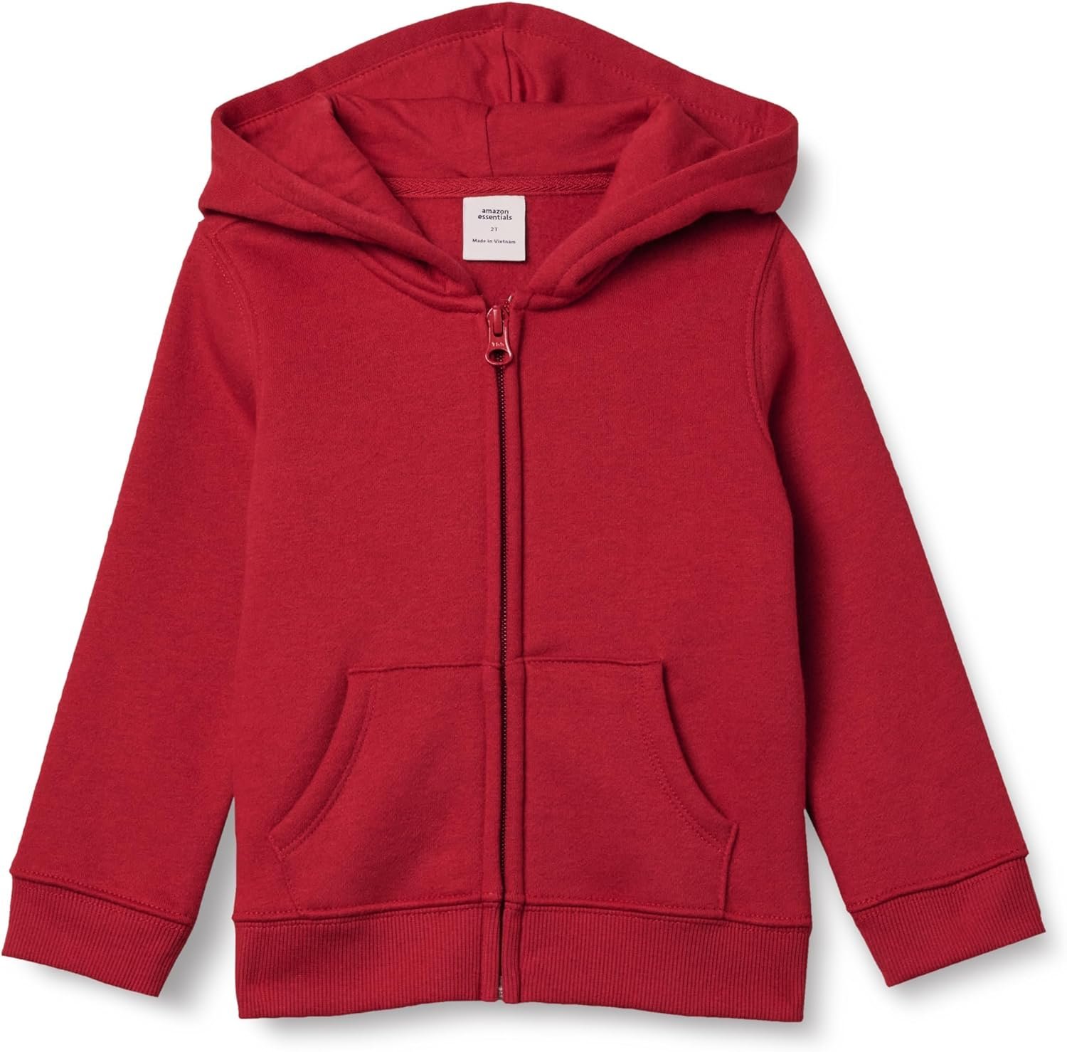Amazon Essentials Girls and Toddlers’ Fleece Zip-Up Hoodie Sweatshirt