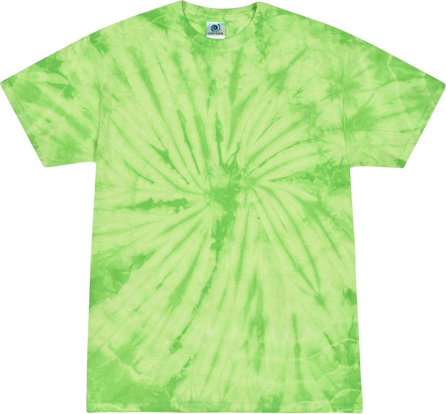 Colortone Short Sleeve Tie Dye T-Shirts for Boys and Girls – Tie Dye T Shirts for Little Kids & Big Kids