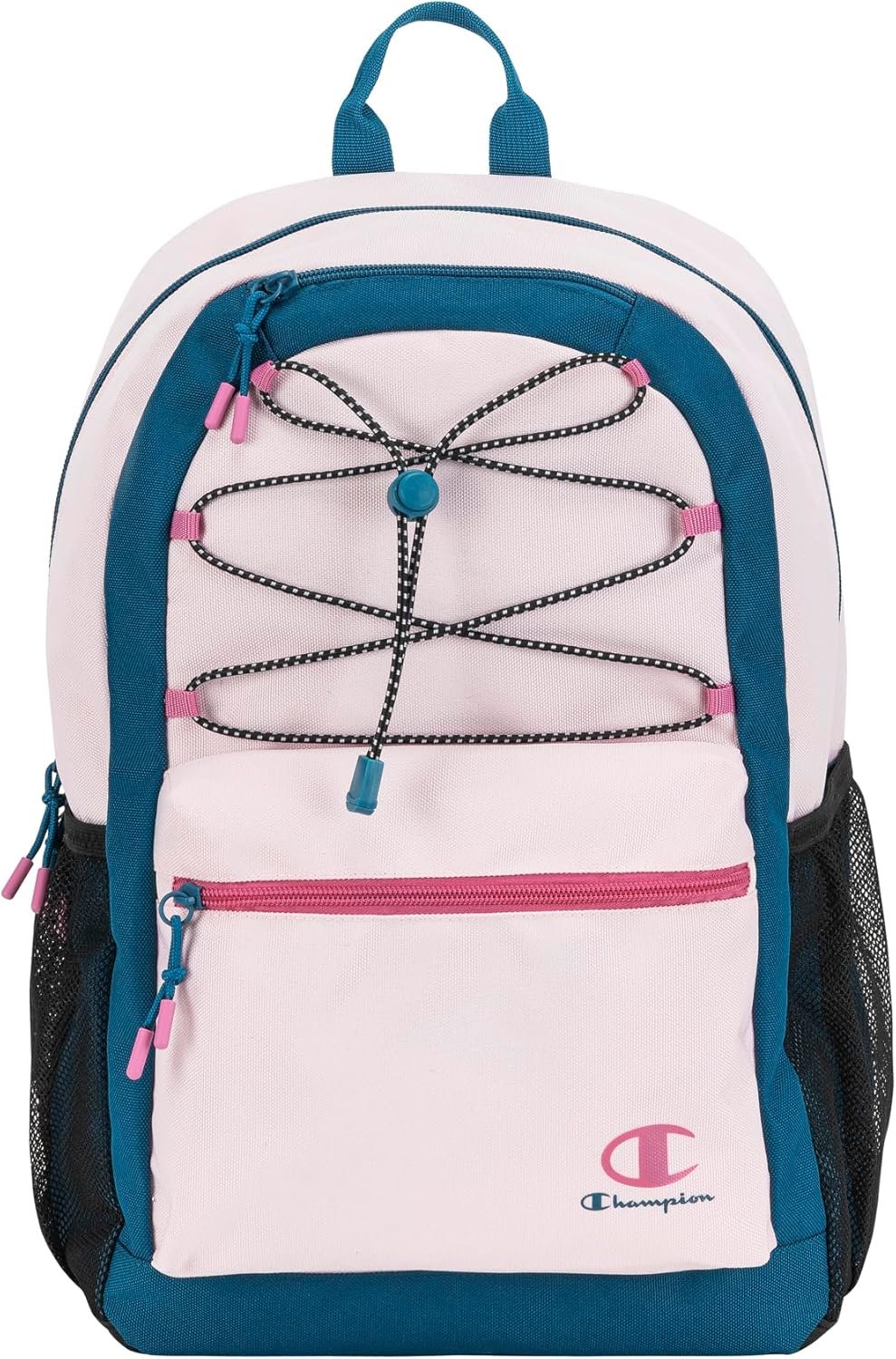 Champion Bungee Backpack, Pink/Blue, OS