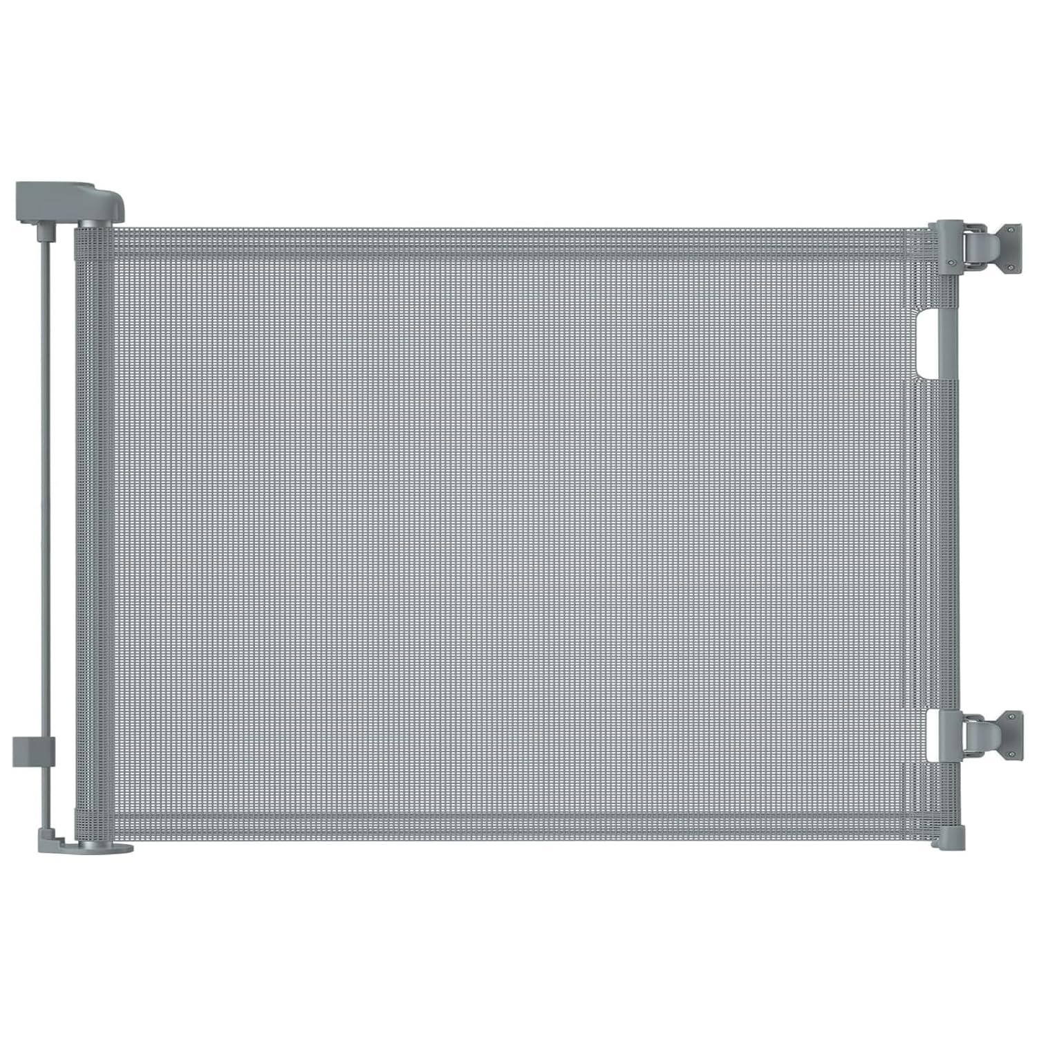 Retractable Baby Gates, Mesh Dog Gate for Doorways, 33.6″ Tall, Expands to 55″ Wide,Pet Safety Essential Fit for Baseboards, Wide Toddlers Gates for Hallways, Indoor & Outdoor,Gray