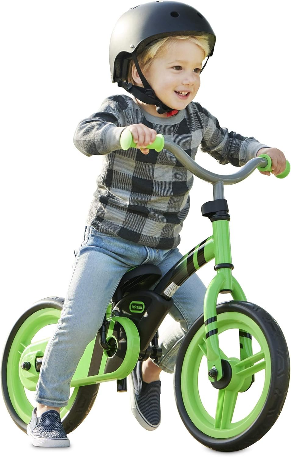 My First Balance-to-Pedal Training Bike for Kids in Green, Ages 2-5 Years, 12-Inch, 649615C | for Kids, Ages 2-5 Years, 649615C