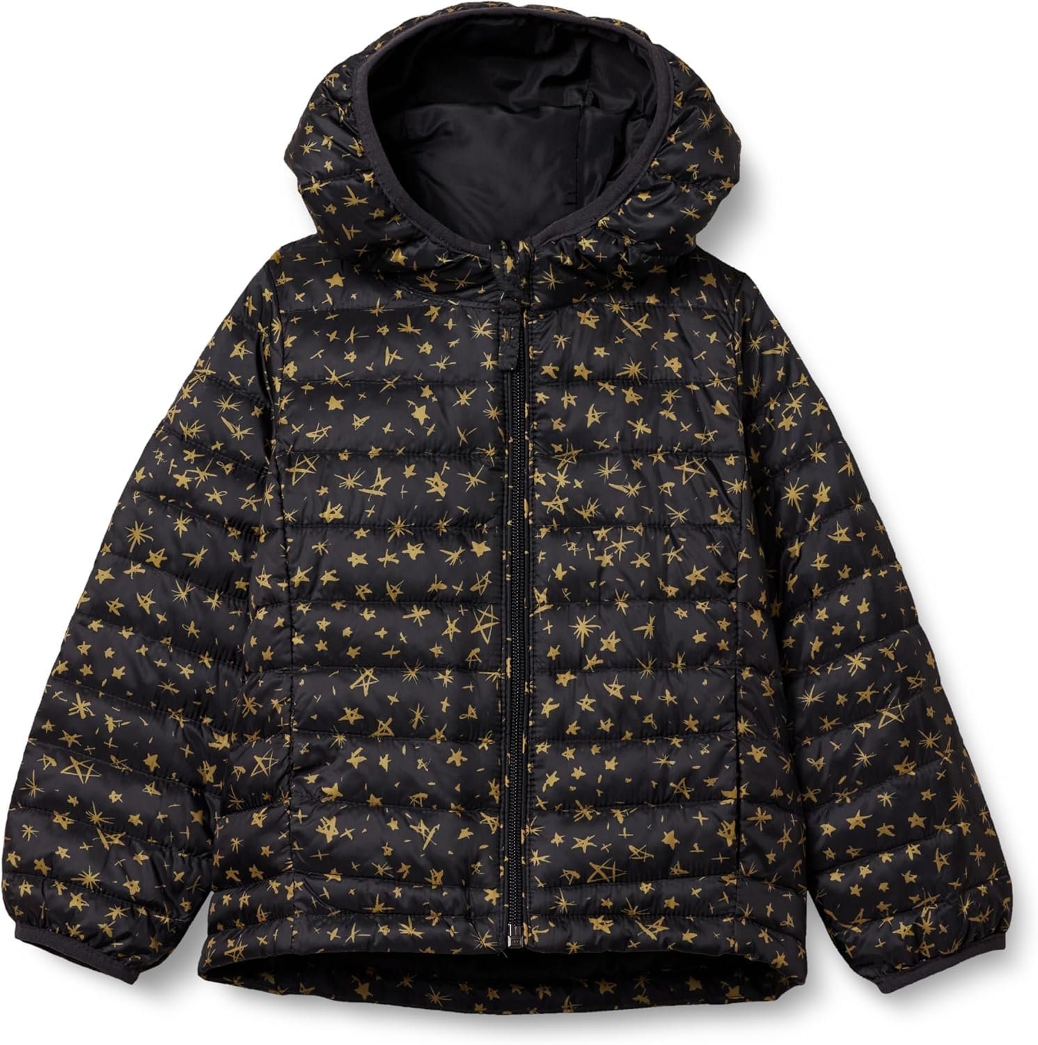 Amazon Essentials Girls and Toddlers’ Lightweight Water-Resistant Packable Hooded Puffer Jacket