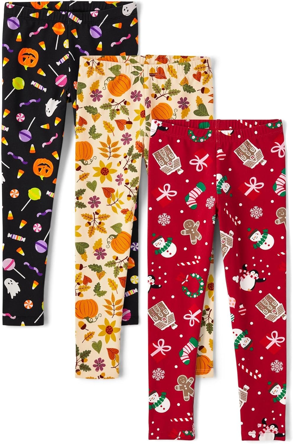 The Children’s Place Big Girls’ Fashion Leggings (Pack of 2)