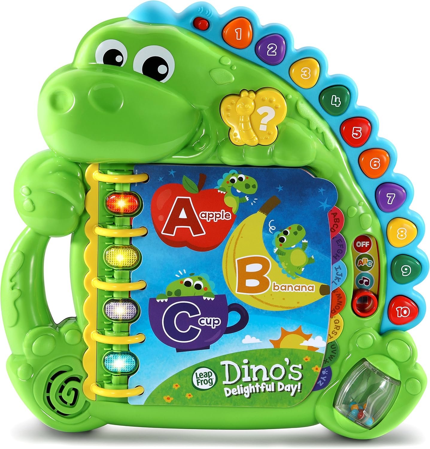LeapFrog Dino’s Delightful Day Alphabet Book, Green