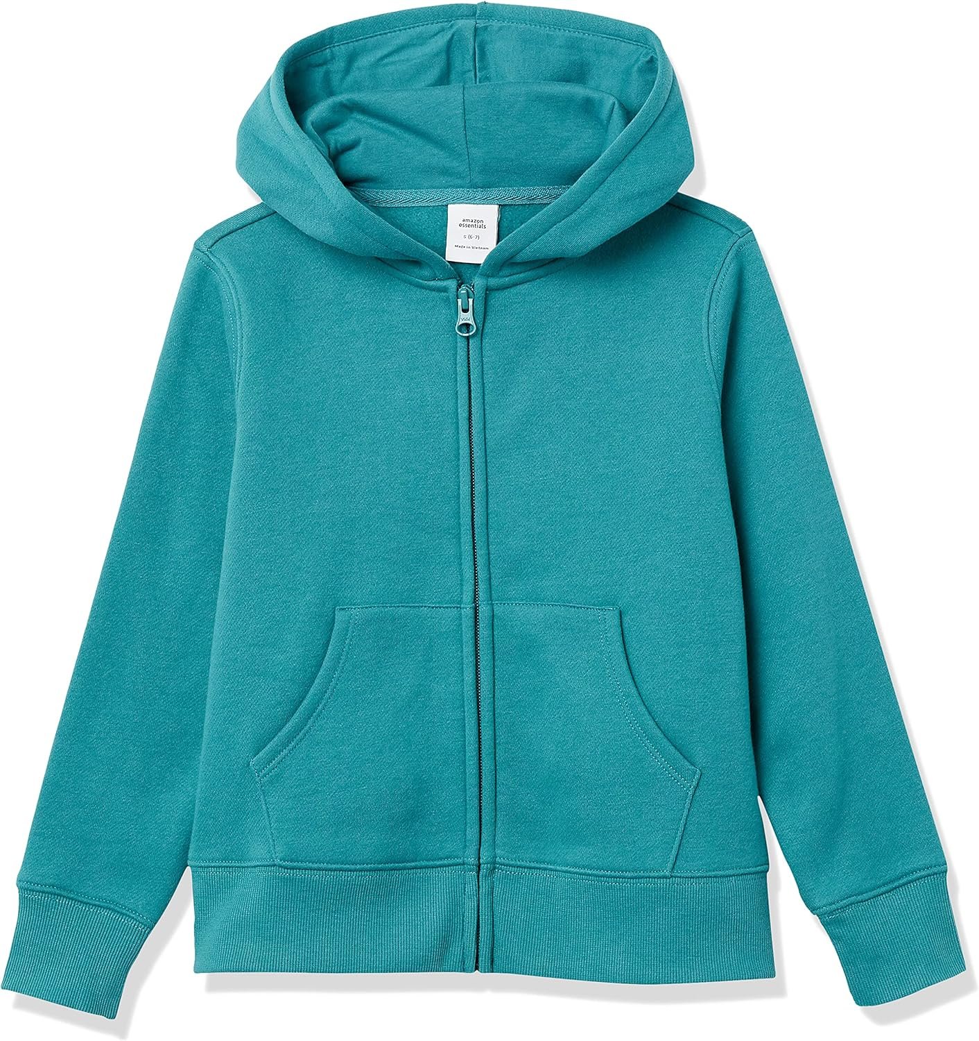 Amazon Essentials Girls and Toddlers’ Fleece Zip-Up Hoodie Sweatshirt